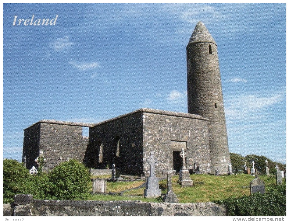 Postcard - Turlough Church & Round Tower, Mayo. A - Other & Unclassified