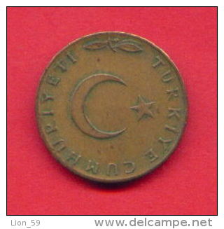 F4326 / -  5 Kurus -  1969  -  Turkey Turkije Turquie Turkei  - Coins Munzen Monnaies Monete - Turquia