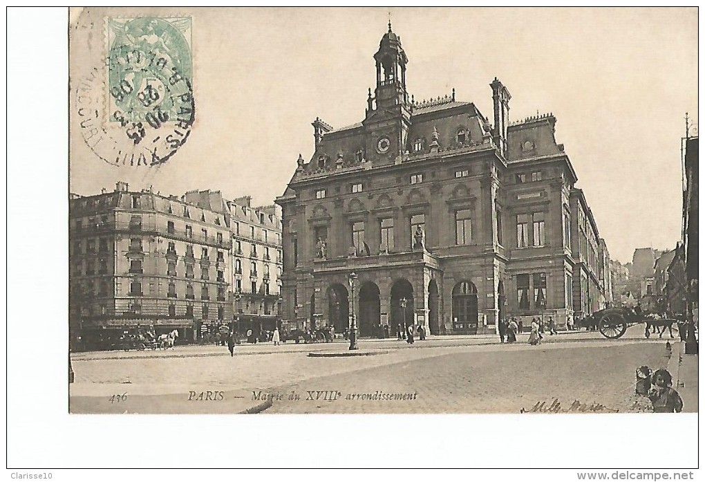 75 Paris Mairie Du XVII Eme Animée - Distretto: 17