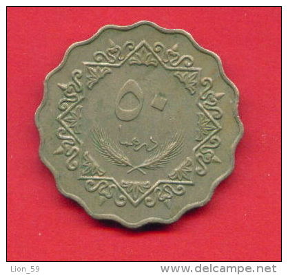 F4338 / - 50 Dirhams  - 1395 / 1975  - Libia Libya Libyen Libye Libie - Coins Munzen Monnaies Monete - Libya