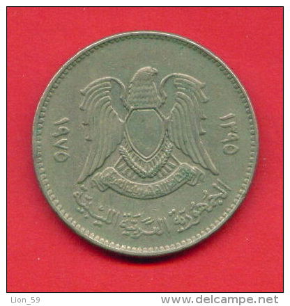 F3698A / - 100 Dirhams  - 1395 / 1975  - Libia Libya Libyen Libye Libie - Coins Munzen Monnaies Monete - Libye