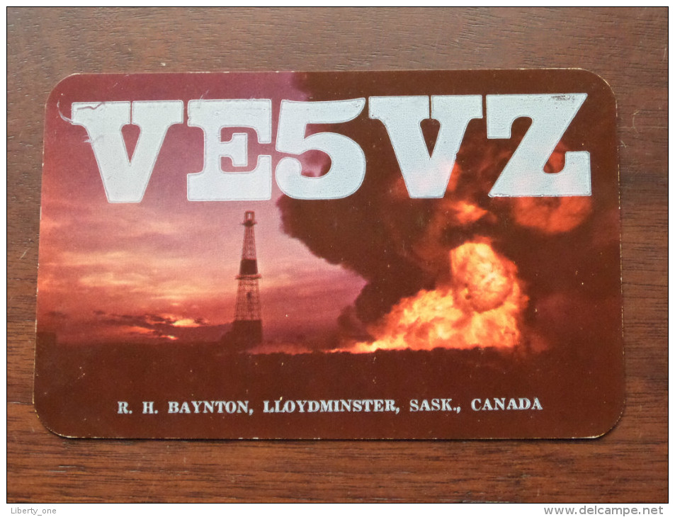 R. H. BAYNTON LLOYDMINSTER SASK. CANADA ( VE5VZ ) CB Radio - 1957 ( Zie Foto Voor Details ) - Radio Amateur