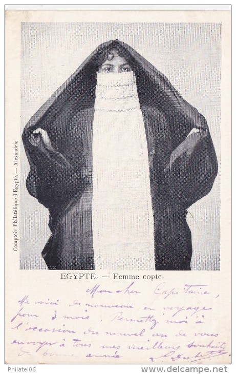 PORT SAID  JOLIE CARTE  1902 - Lettres & Documents