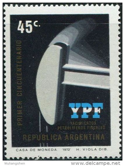 GA0616 Argentina 1972 Statoil Oil 1v MNH - Ongebruikt