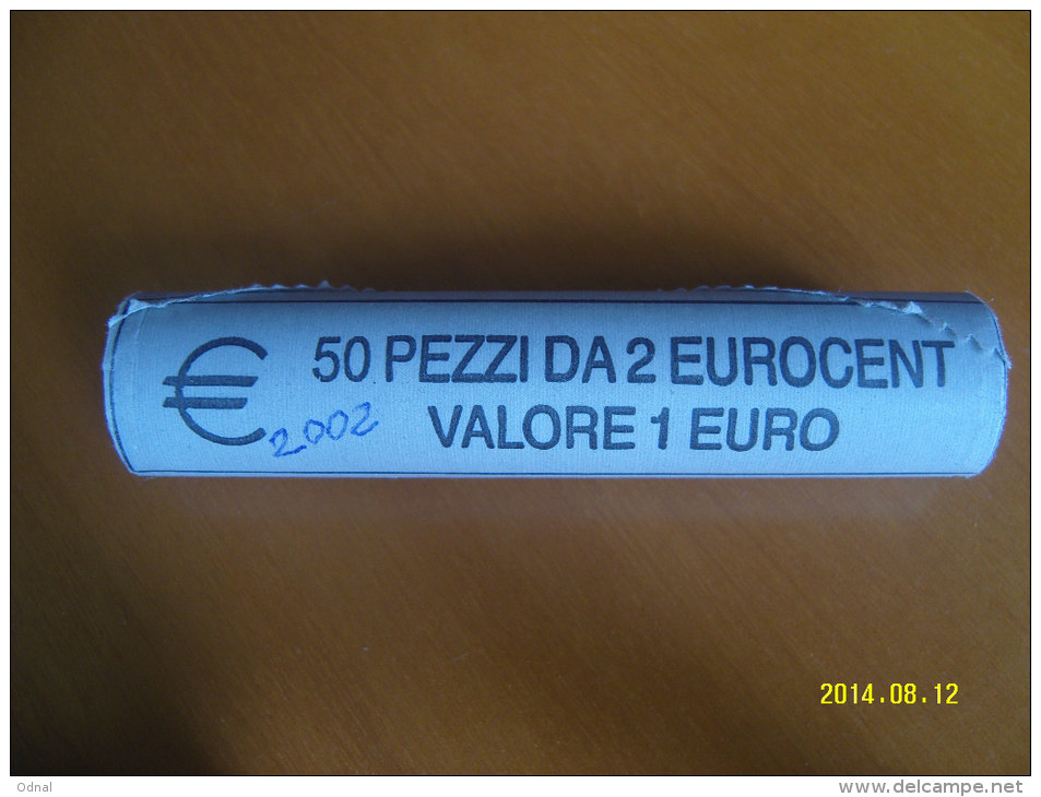 EURO  ROTOLINO DA 2 CENTESIMI ANNO 2002  (ITALIA) - Rotolini