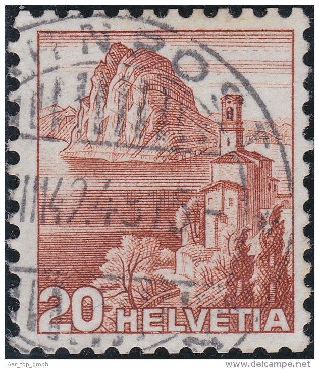 Schweiz 1948 Zu#287 RM Rollenmarke Gestempelt Bahnpost - Rouleaux