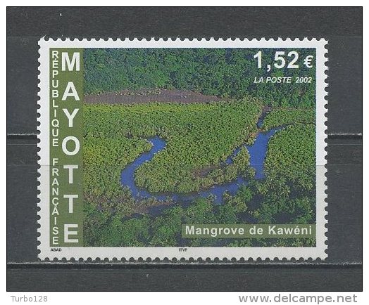 MAYOTTE 2002  N° 129 **  Neuf = MNH Superbe Mangrove Paysages Landscapes Kawéni - Neufs