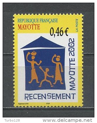 MAYOTTE 2002 N° 132 ** Neuf = MNH Superbe Recensement - Neufs