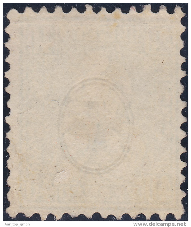 SCHWEIZ 1865-09-01 St.Gallen Auf Zu#34 40Rp Grün Sitzende Helvetia - Used Stamps
