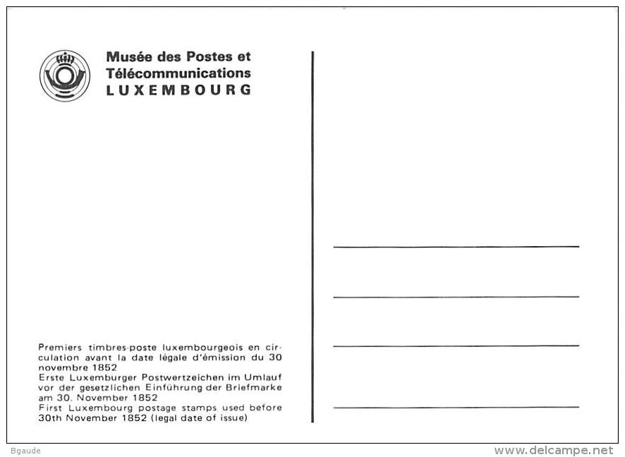 LUXEMBOURG  CARTE PHILATELIQUE    NUM-YVERT 905 GUILLAUME III  PHILATELIE - Maximum Cards