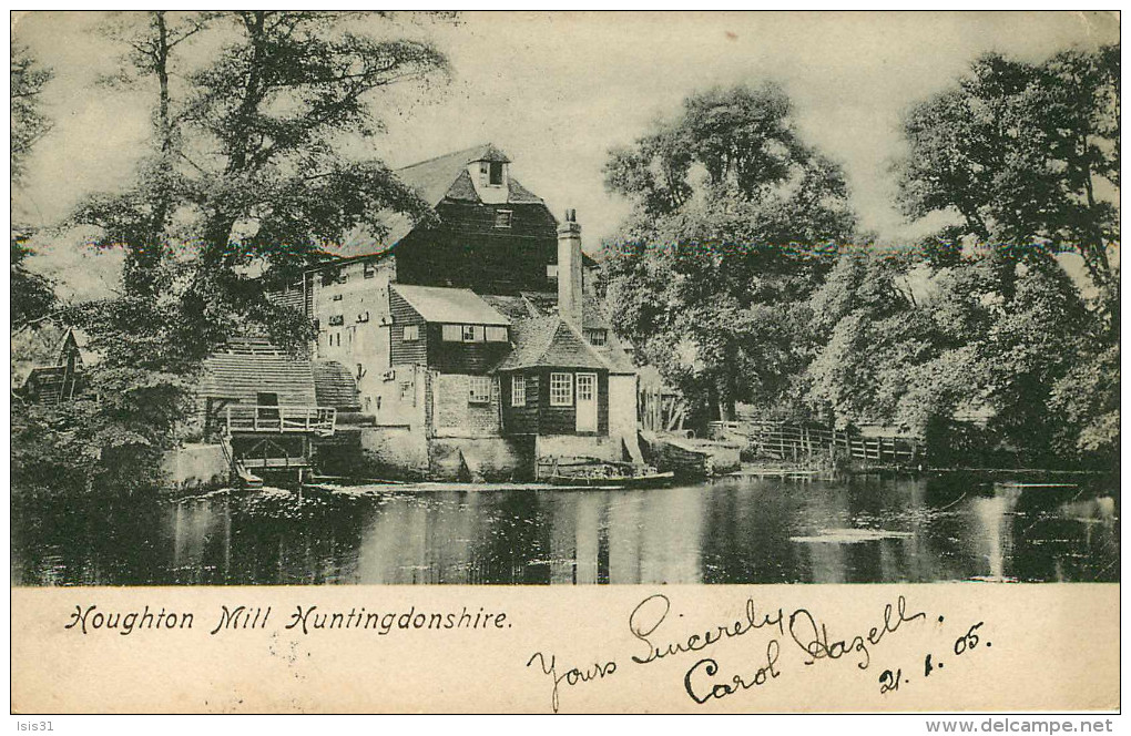 Royaume-Uni - Angleterre - Huntingdonshire - Houghton Mill - Moulins à Eau - état - Huntingdonshire