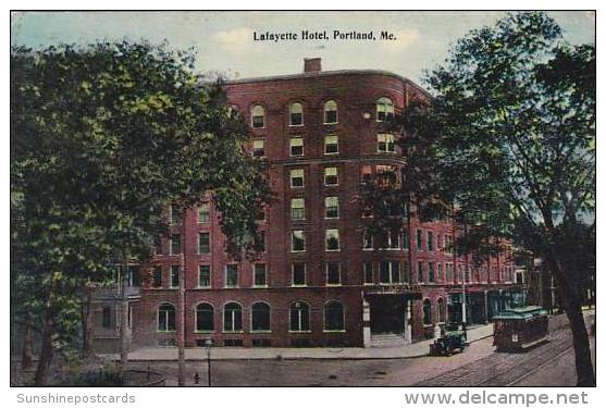 Maine Portland Lafayette Hotel 1913 - Portland