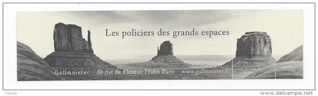 247 MP - LES POLICIERS DES GRANDS ESPACES - Marque-Pages