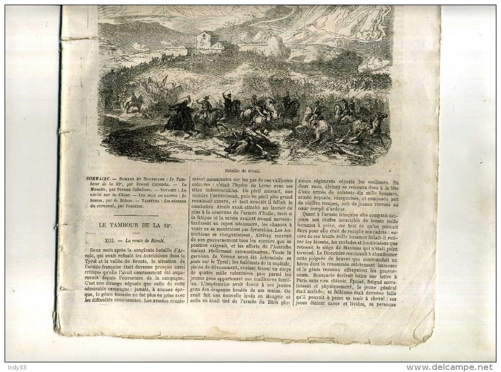 - JOURNAL POUR TOUS . N°446  JANV. 1862 . - 1850 - 1899