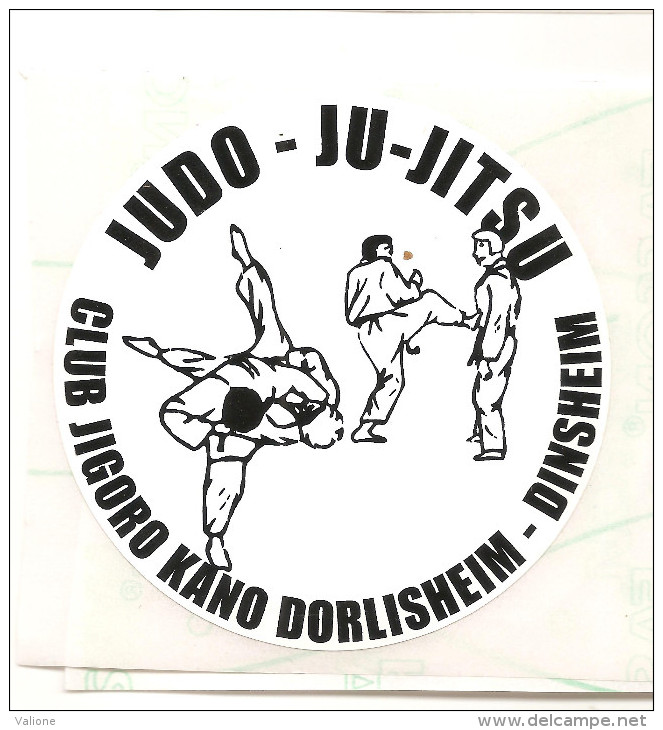 Autocollant Stickers De JUDO Du Judo Club De Dorlisheim - Sports De Combat