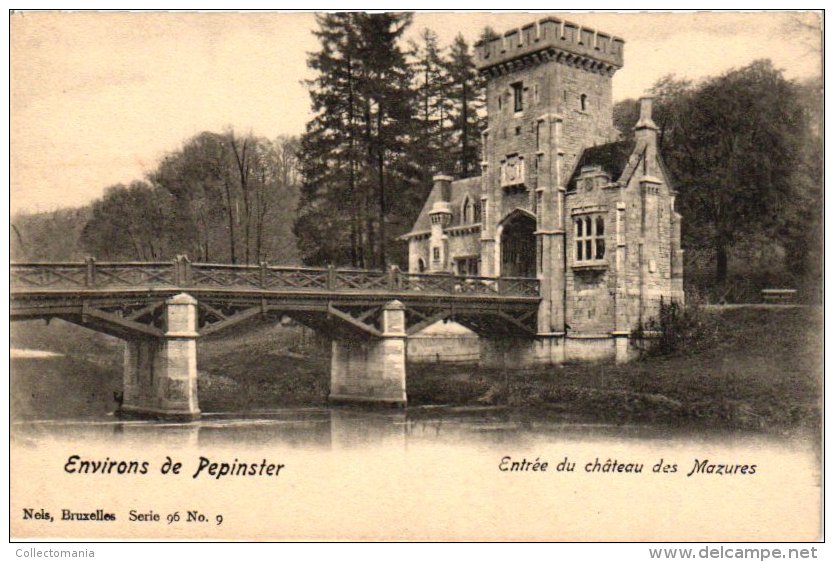 LIEGE   9 CP Pepinster     Vue Sur La Hoëgne Grand Pont Chateau Bonvoisin  Carrières Jaminon Rue Nueve Roches Du Diable - Pepinster