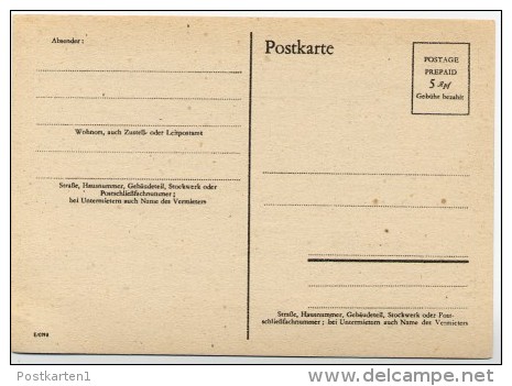 Behelfsausgabe  P705  Postkarte  RPD Hamburg 1946  Kat. 9,00 € - Voorlopige Uitgaves Britse Zone