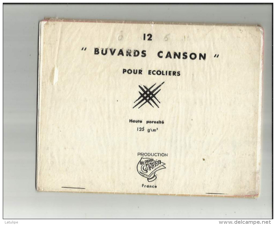 Paquet  De 6  Buvards De 3 Couleurs ( Canson Pour Ecoliers ) - C