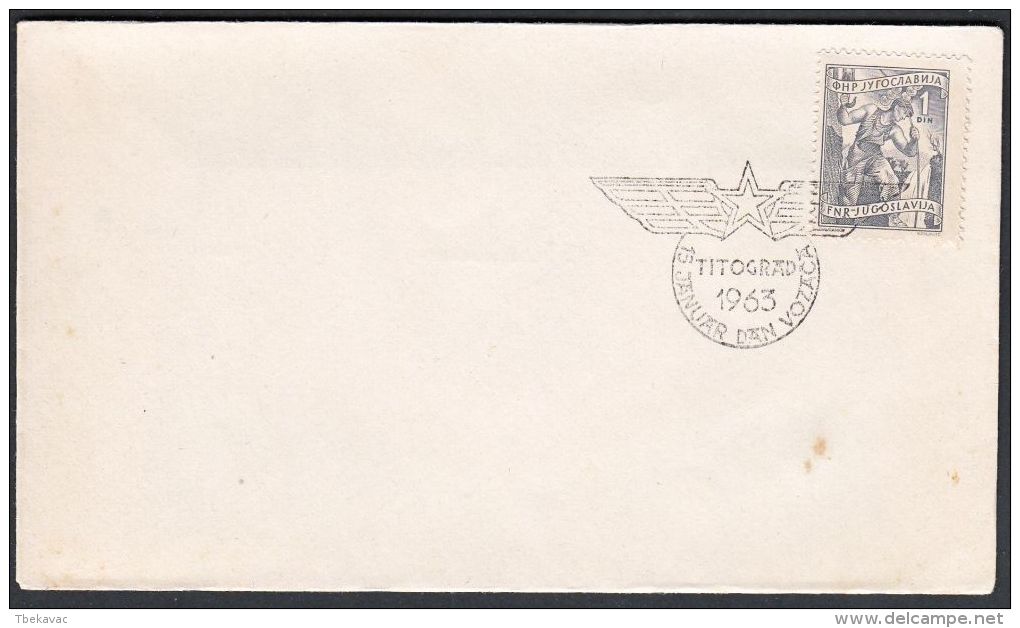 Yugoslavia 1963, Cover W./ Special Postmark "Drivers Day Titograd" ,ref.bbzg - Lettres & Documents