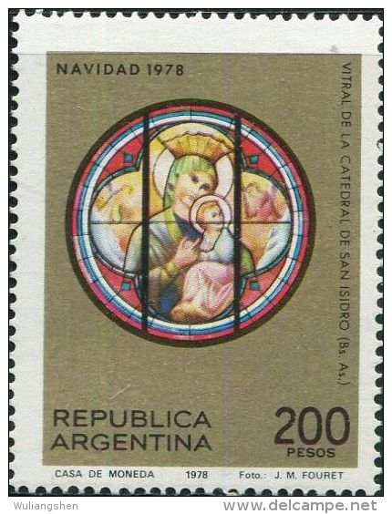 GA0690 Argentina 1978 Christmas Windows Painting 1v MNH - Neufs