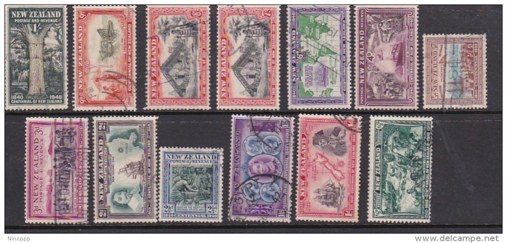 New Zealand 1940 George VI Definitive Set Used - Gebraucht