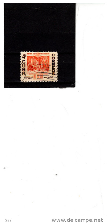 CUBA  1957 - Yvert  451° - Arte - Gebraucht