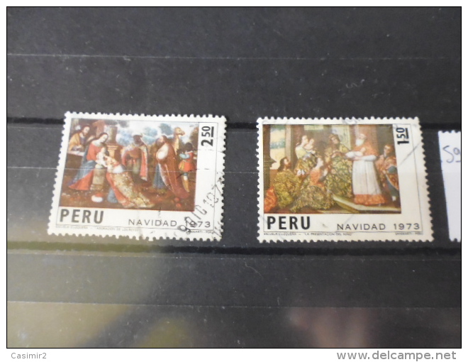 PÉROU TIMBRE OU SÉRIE YVERT N° 596+598 - Peru