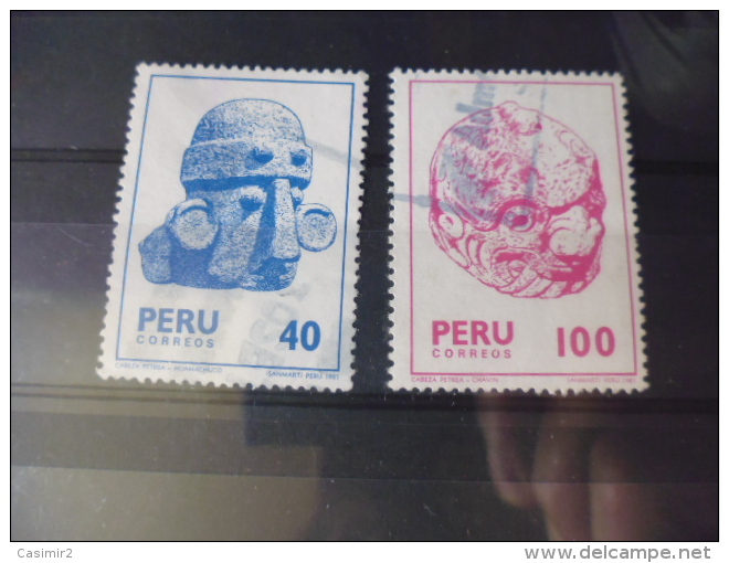 PÉROU TIMBRE OU SÉRIE YVERT N° 696.697 - Peru