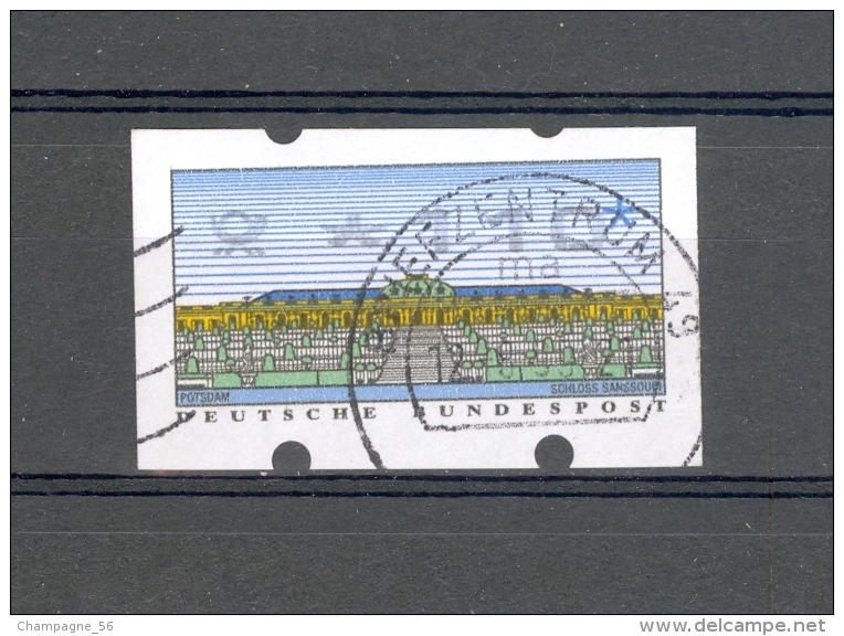 1999  N° 3  R DISTRIBUTEURS COR * 110 *   FLUO  JAUNE 12.8.99   OBLITÉRÉ - Rolstempels