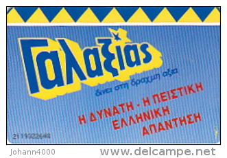 Telefonkarte Griechenland  Chip OTE   Nr.193   1996  2119  Aufl.  18 .500 St. Geb. Kartennummer   322648 - Griechenland