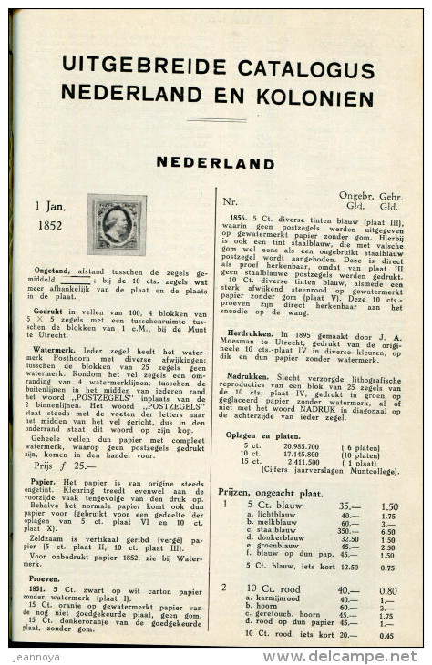 LEIDDRAAD VOOR DEN SPECIAALVERZAMELAAR VAN NEDERLAND, RELIE TOILE DE 98 + 112 PAGES DE 1922 - TB