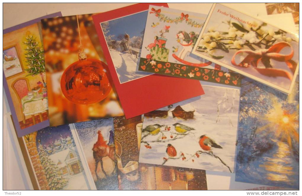20 Verschiedene Weihnachtskarten, 1 Set - Other & Unclassified