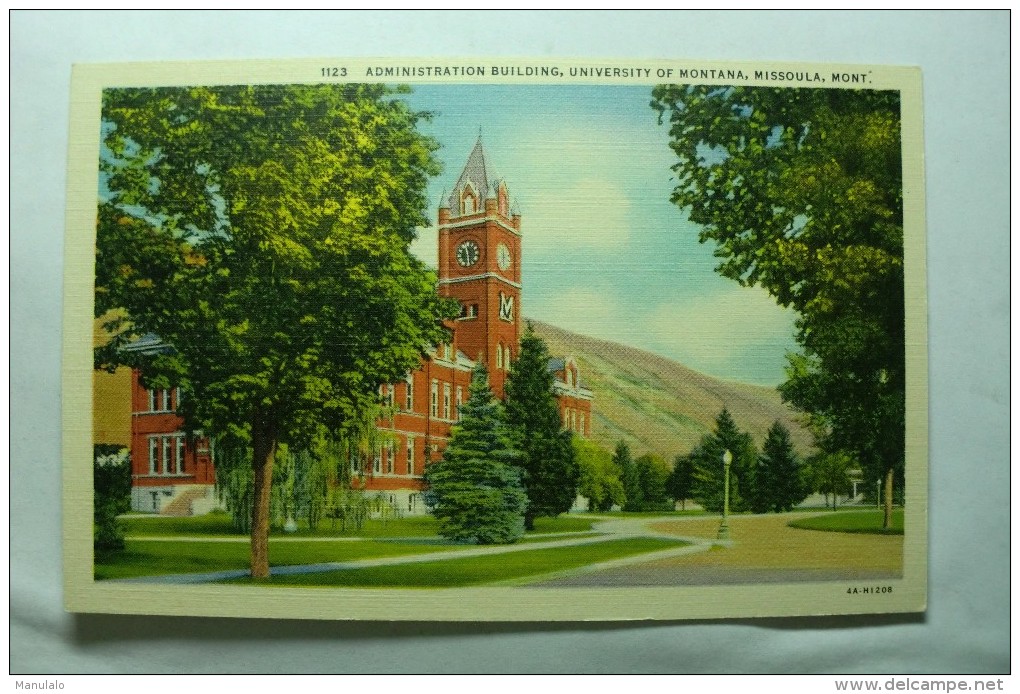 Administration Building, University Of Montana, Missoula, Mont - Missoula