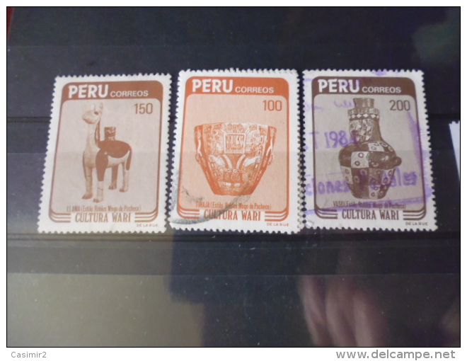 PÉROU TIMBRE OU SÉRIE YVERT N° 775.777 - Peru