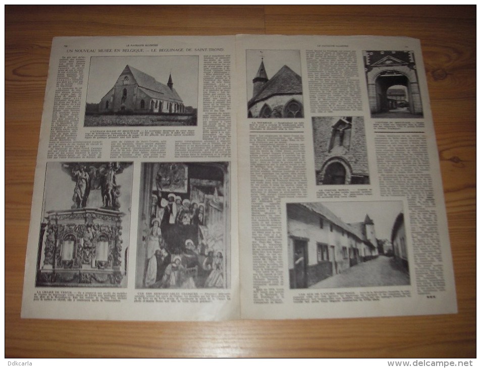 Reportage Met Foto's Uit Oud Tijdschrift 1953 - Un Nouveau Musée En Belgique - Le Beguinage De Saint-Trond - Zonder Classificatie