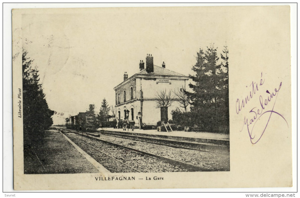 VILLEFAGNAN. - La Gare - Villefagnan