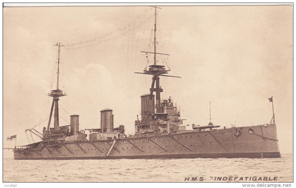 H.M.S "INDEFATIGABLE" - Warships