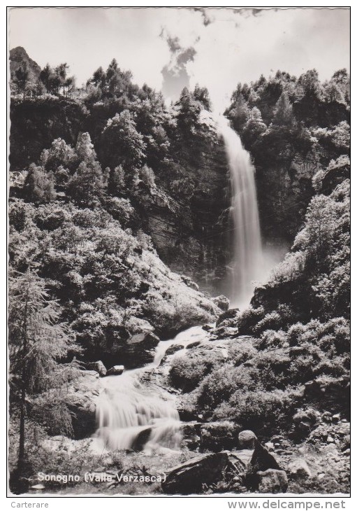 SUISSE,SWITZERLAND,SWISS, HELVETIA,SCHWEIZ,SVIZZERA ,TESSIN,LOCARNO,SONOGNO EN 1950,VALLE VERZASCA - Verzasca