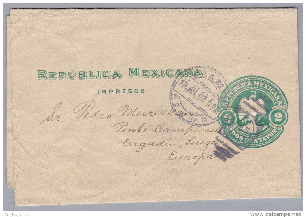 Mexico 190?-7-15 Streifband Nach Ponte Campovasto GR - México