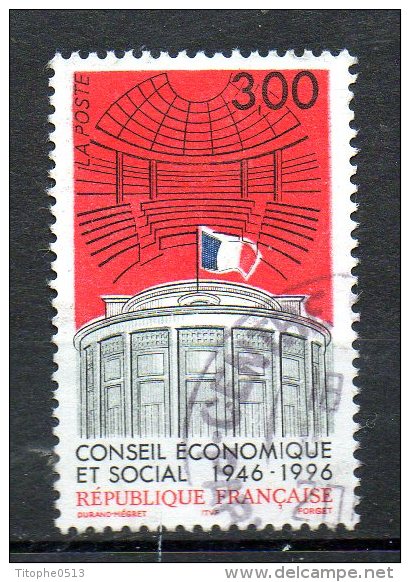 FRANCE. N°3034 Oblitéré De 1996. Conseil Economique Et Social. - Gebraucht