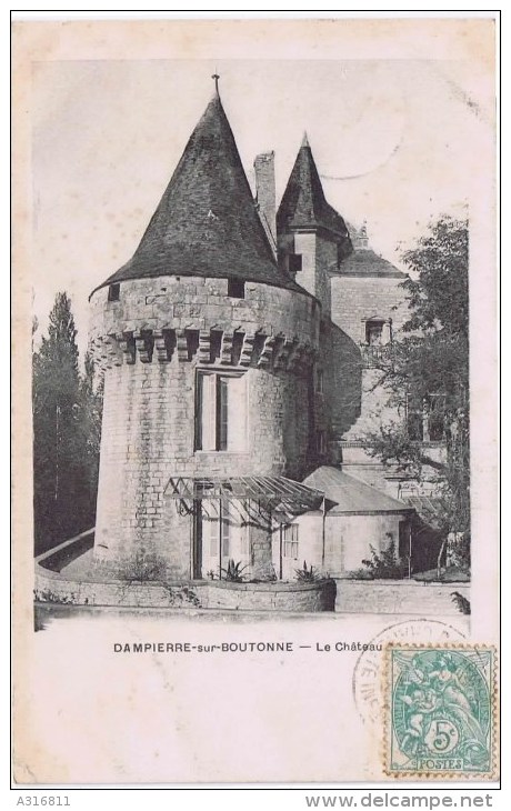 Cpa  DAMPIERRE SUR BOUTONNE   Le CHATEAU - Dampierre-sur-Boutonne