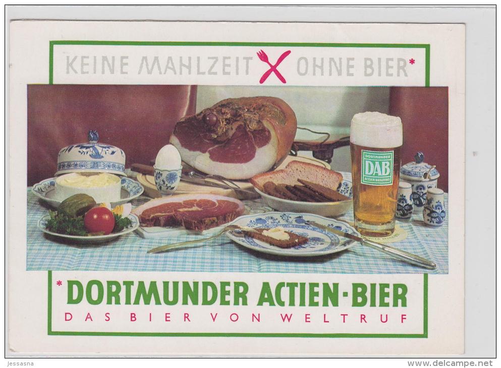 AK - Dortmund ACTIEN BIER - Werbekarte - Werbepostkarten