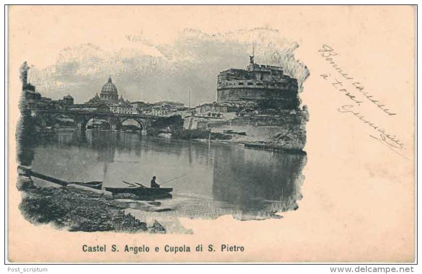 Italie - Roma Castel S Angelo E Cupola Di S Pietro - Castel Sant'Angelo
