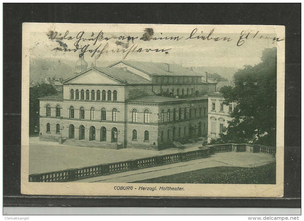 TOP!! COBURG * HERZOGL.HOFTHEATER * 1910 *!! - Coburg