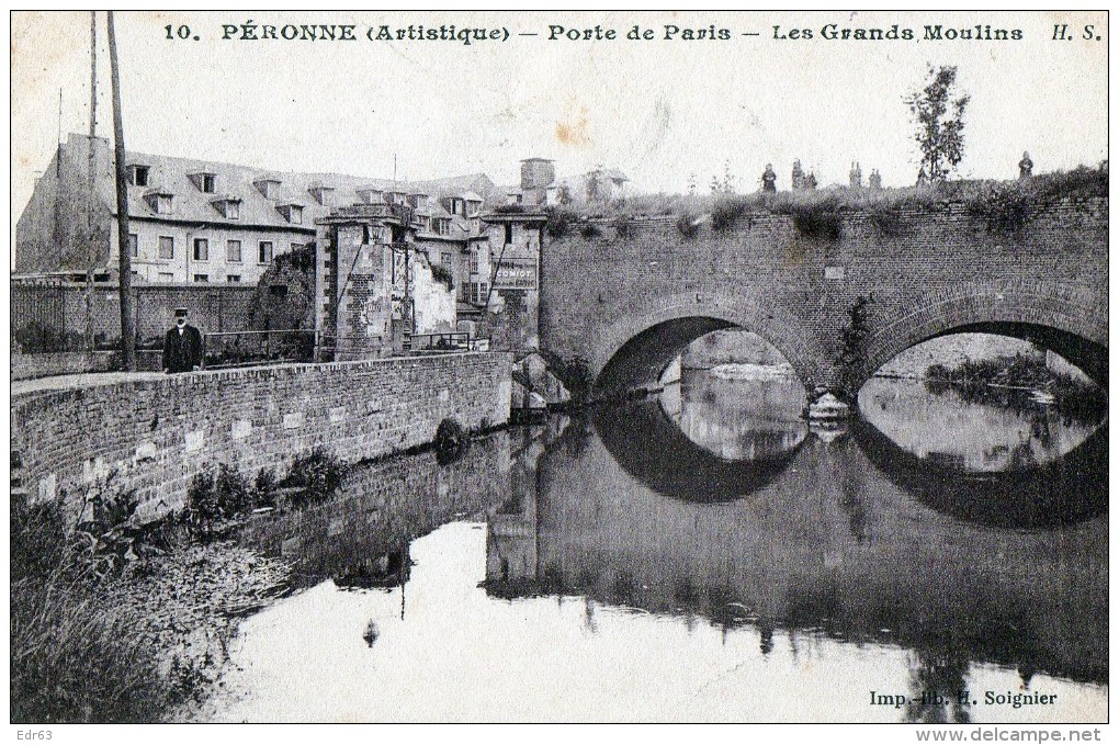 [80] Somme> Peronne Porte De Paris Les Grands Moulins - Peronne