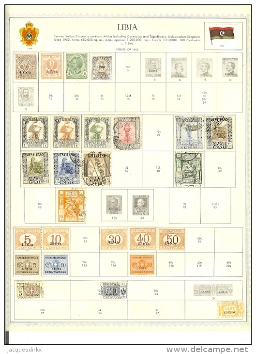 Libia       10   Pages       With Stamps - Libia