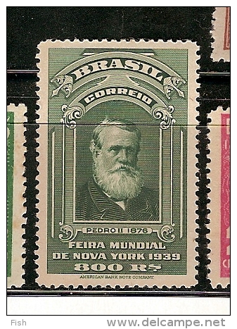 Brazil ** & Feira Mundial De Nova York 1939 (353) - Nuevos