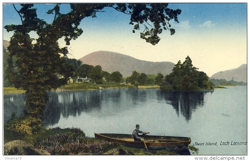 Swan Island, Loch Lomond - 2 Scans - Dunbartonshire