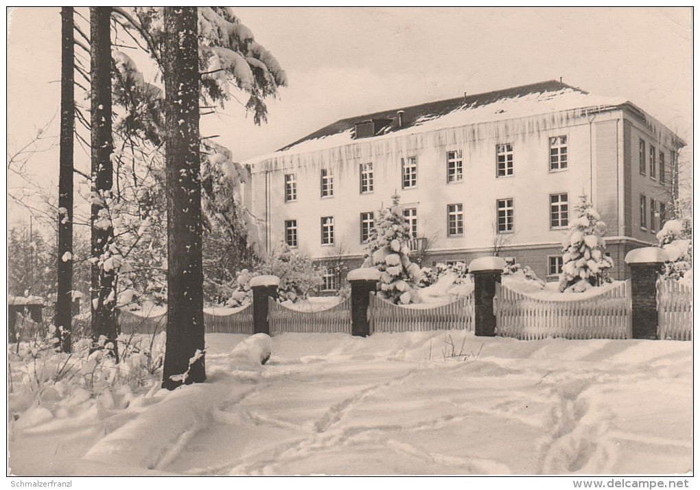 AK Antonshöhe Sanatorium Klinik Winter Bei Antonsthal Breitenbrunn Schwarzenberg Aue Pöhla Erlabrunn Erla Rittersgrün - Breitenbrunn