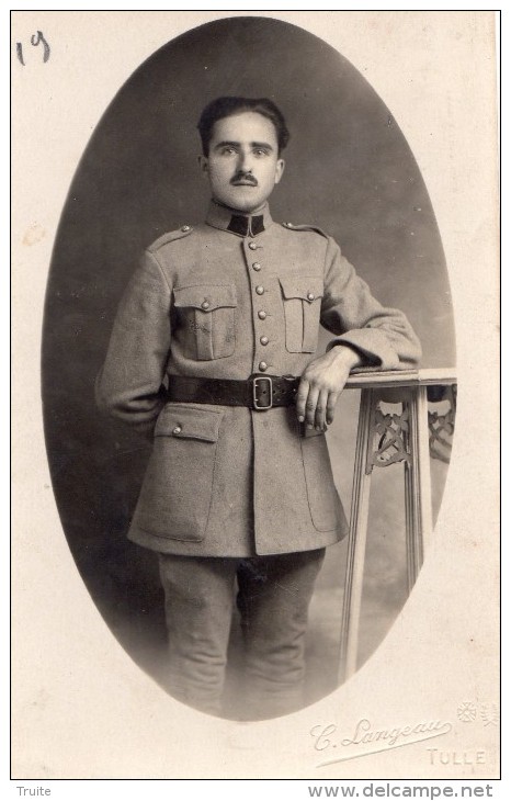 TULLE CARTE PHOTO D'UN SOLDAT - Tulle